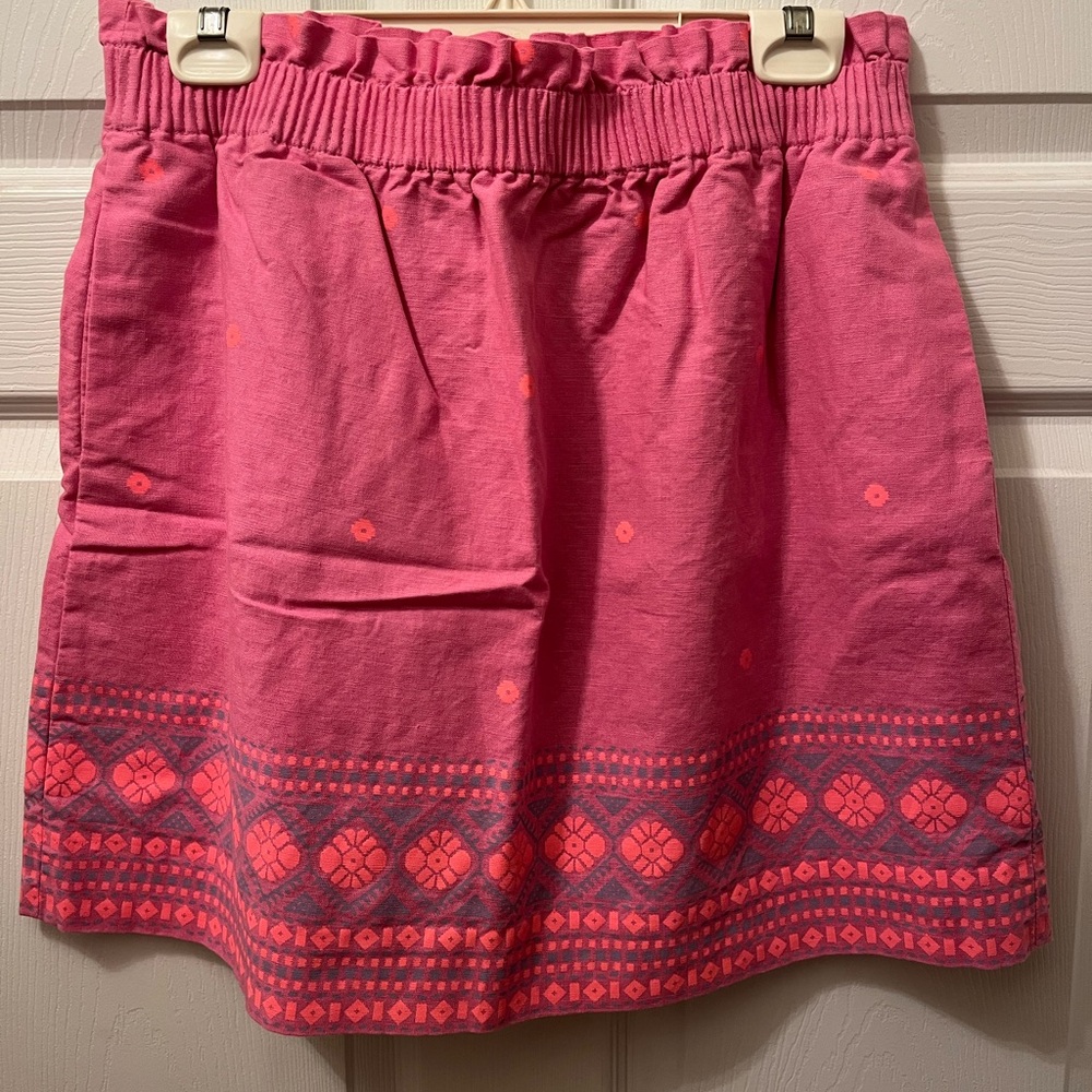 J.Crew pink mini skirt